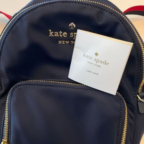 Kate Spade New York Small Watson Lane Hartley Varsity Stripe Nylon Backpack.prep - Picture 12 of 16